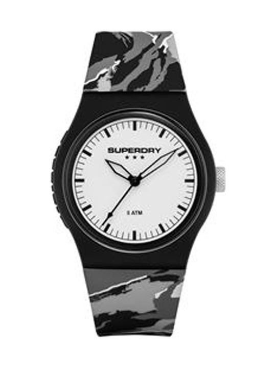 Superdry Urban Uhr Batterie mit Kautschukarmband