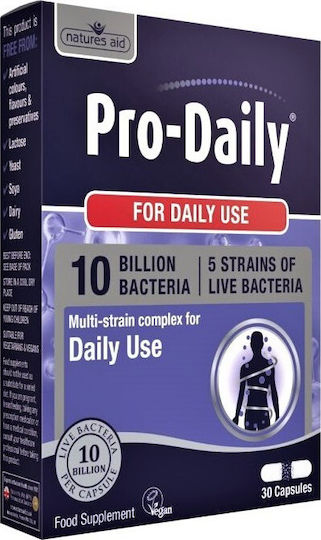 Natures Aid Pro-Daily Probiotics 30 caps