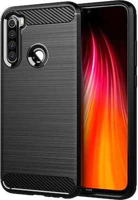 Hurtel Carbon Back Cover Μαύρο (Xiaomi Redmi Note 8)