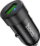 Hoco Car Charger Black Z32 Total Intensity 3A Fast Charging with a Port USB