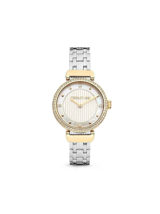 Cerruti Maira Uhr mit Silber Metallarmband