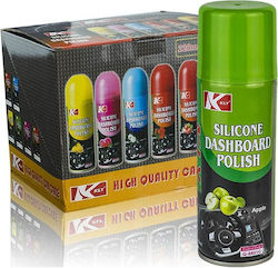 KLY Silicone Dashboard Polish Polishing Spray for Car Dashboard with Scent Apple 220ml