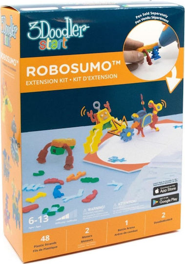 3Doodler Играчка За Строене Start Robot Sumo Expansion Kit За Деца 6+ Години