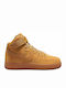 Air Force 1 Air Force 1 Kinder Sneakers Hoch mit Klettverschluss Wheat / Gum Light Brown