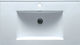 KLP Piccolo Ένθετος Νιπτήρας Πορσελάνης 82x46x18cm Λευκός
