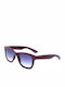 Italia Independent Men's Sunglasses with Black Plastic Frame and Purple Lens 0090C.010.000