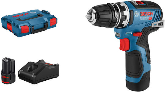 Bosch GSR 12V-35 FC Δραπανοκατσάβιδο Μπαταρίας 12V 2x3Ah