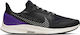 Nike Air Zoom Pegasus 36 Shield Ανδρικά Αθλητικά Παπούτσια Running Black / Silver / Desert Sand / Voltage Purple