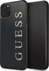 Guess Original Faceplate Plastic Back Cover Black (iPhone 11 Pro Max)