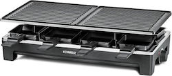 Rommelsbacher RCS 1350 Raclette με Λεία & Αυλακωτή Πλάκα 1350W