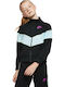 Athletic Kids Sweatshirt Cardigan Knitted with Hood Black Sportswear Heritage