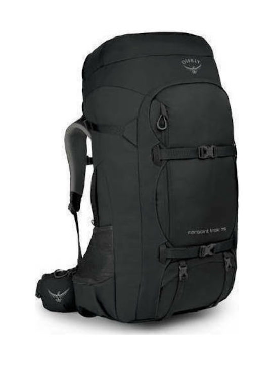Osprey Farpoint Trek 75 Waterproof Mountaineering Backpack 75lt Black Black 10003328