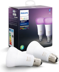 Philips Smart Λάμπες LED για Ντουί E27 και Σχήμα A60 Φυσικό Λευκό 806lm 2τμχ
