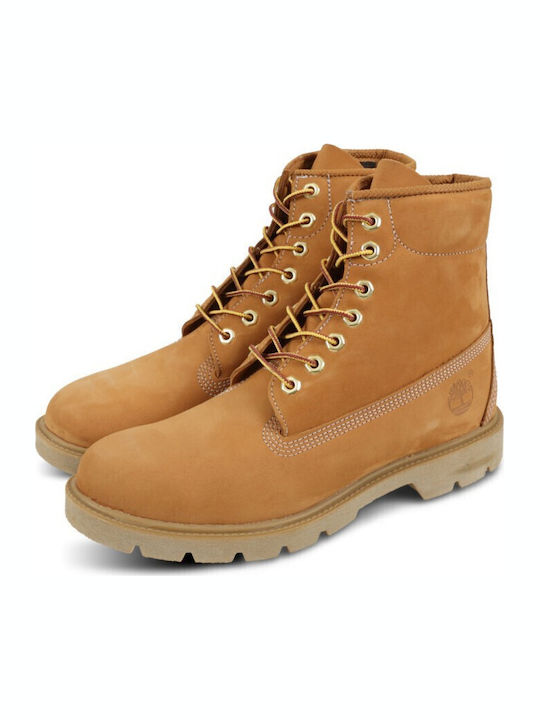 Leder Gelb Herrenstiefel Wasserdicht