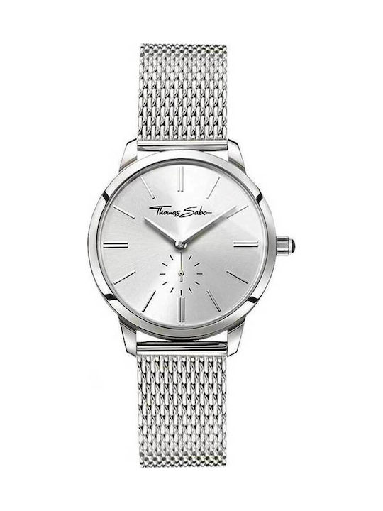 Thomas Sabo Ρολόι Μπαταρίας με Μεταλλικό Μπρασελέ Thomas Sabo Ρολόι Μπαταρίας με Μεταλλικό Μπρασελέ