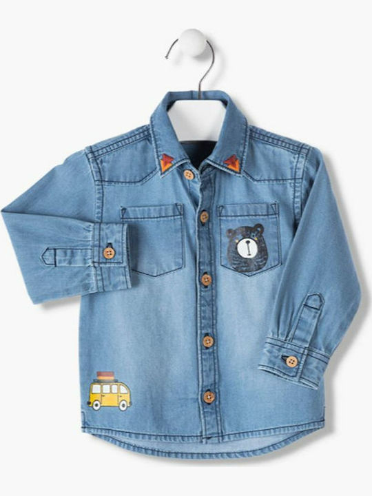 Losan Kids Denim Shirt Blue