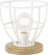 Brilliant Matrix Table Decorative Lamp with Socket for Bulb E27 White