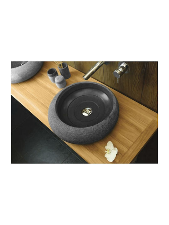 Bati Bali Nadia Countertop Sink Stone 45x45x13c...