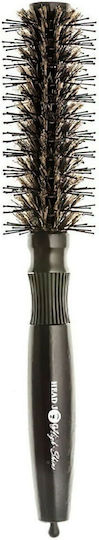 Head Jog 114 High Shine Radial Hair Brush Βούρτσα Μαλλιών Καφέ 21mm