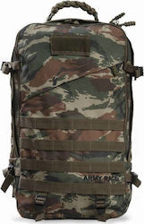 Army Race Military Backpack Backpack Greek Camouflage 35lt