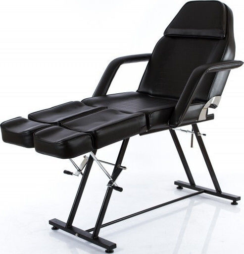 Rest Pro Facial Couch Beauty Chair with Adjustable Height Black