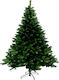 Alpine Christmas Green Tree with Metallic Base and Built in Branches H120pcs