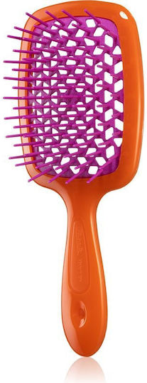 Janeke Superbrush Brush Hair for Detangling Orange