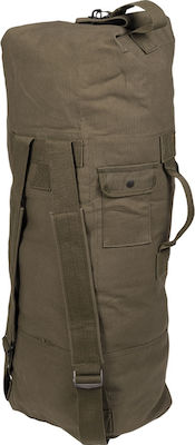 Mil-Tec US Cotton Double Strap Duffle Bag Military Sausage Bag in Khaki Color 75lt