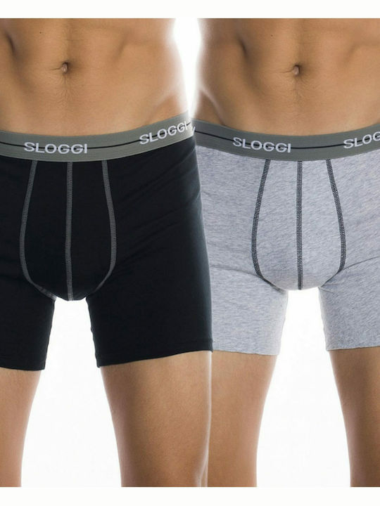 Start Short Ανδρικά Μποξεράκια Πολύχρωμα 2Pack