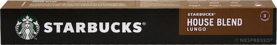 Starbucks Capsules Espresso House Blend Compatible with Machine Nespresso 10caps,tobolek