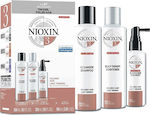 Nioxin 3 Colored Hair Light Thinning Σετ Περιποίησης Μαλλιών κατά της Τριχόπτωσης με Σαμπουάν 3τμχ