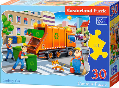 Kinderpuzzle Garbage Car für 4++ Jahre 30pcs Castorland