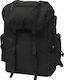 vidaXL Militärischer Rucksack Rucksack aus Polyester Schwarz 65Es