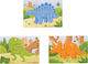 Lemnos Puzzle pentru Copii Dinosaurs pentru 3+ ani+ Ani 18buc Big Jigs