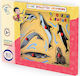 Wooden Kids Peg Puzzle Wooden Puzzle Animals 6pcs Anelixi