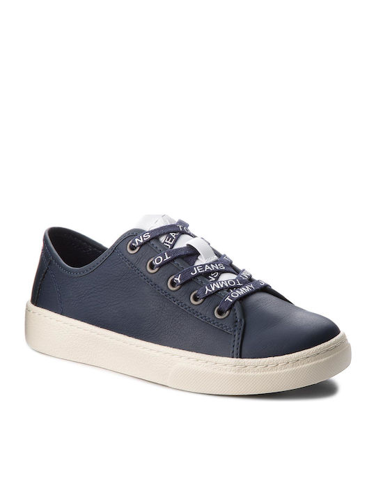 Tommy jeans outlet light leather low
