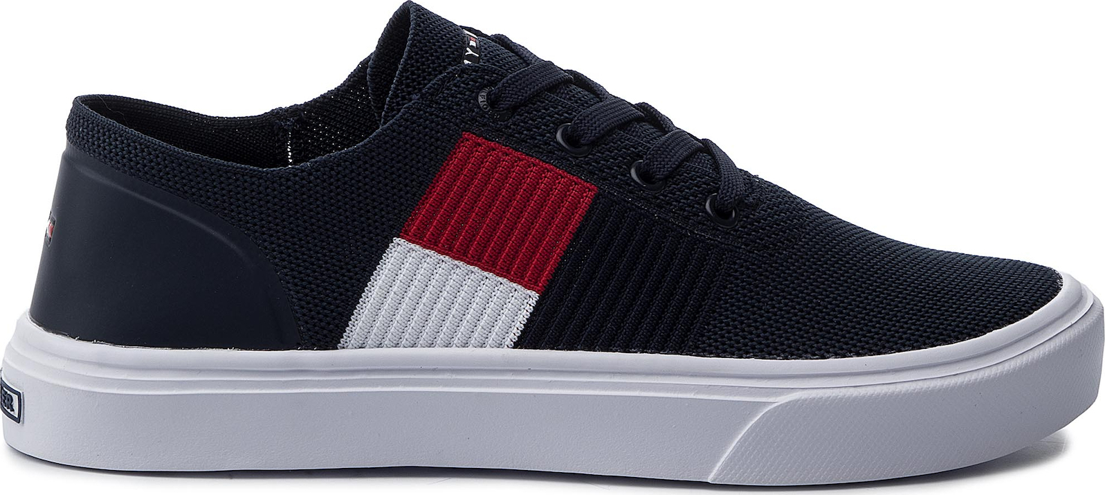 tommy hilfiger lightweight knit flag sneaker