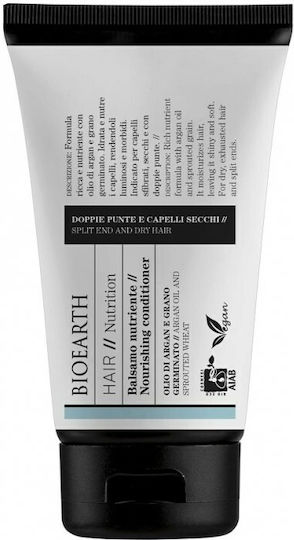 Bioearth Argan Oil & Sprouted Wheat Conditioner Feuchtigkeitsspendend für Trocken Haare 150ml