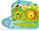 Hape Baby's Wild Animal Book από Ξύλο για 10+ Μηνών