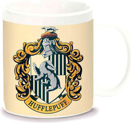 Gama Brands Hufflepuff Cană Ceramică Bej 350ml