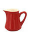 Art et Lumiere Porcelain Milk Jug Red 70ml Milk Jug Serving Red