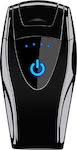 Αναπτήρας Ηλεκτρικός Αντιανεμικός με Φλόγα Τύπου Plasma σε Μαύρο χρώμα USB