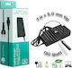 Laptop Charger 130W 19.5V 6.7A for Dell with Detachable Power Cord