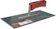 Modeco Spatulă Pieptene 280x130x8mm Spatula Inox Danturată 130mm cu Mâner de Lemn MN-73-408