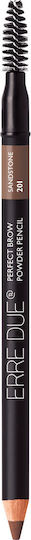 Erre Due Perfect Brow Powder Μολύβι για Φρύδια 201 Sandstone