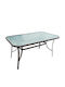 Tisch Stabil Steel Braun 120x70x70cm