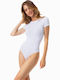 Short Sleeve Bodysuit 90-91920 White