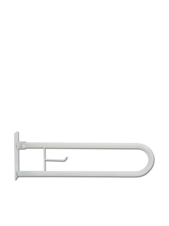 Gloria Reclining Bathroom Grab Bar for Persons with Disabilities 70cm White