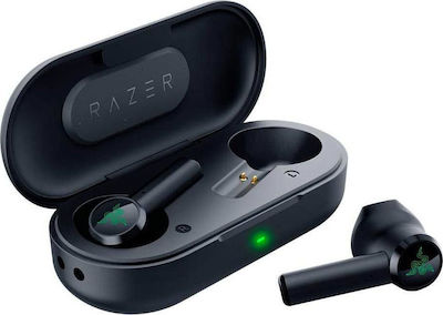 Razer Hammerhead In-ear Bluetooth Handsfree Ακουστικά με Αντοχή στον Ιδρώτα και Θήκη Φόρτισης Μαύρα