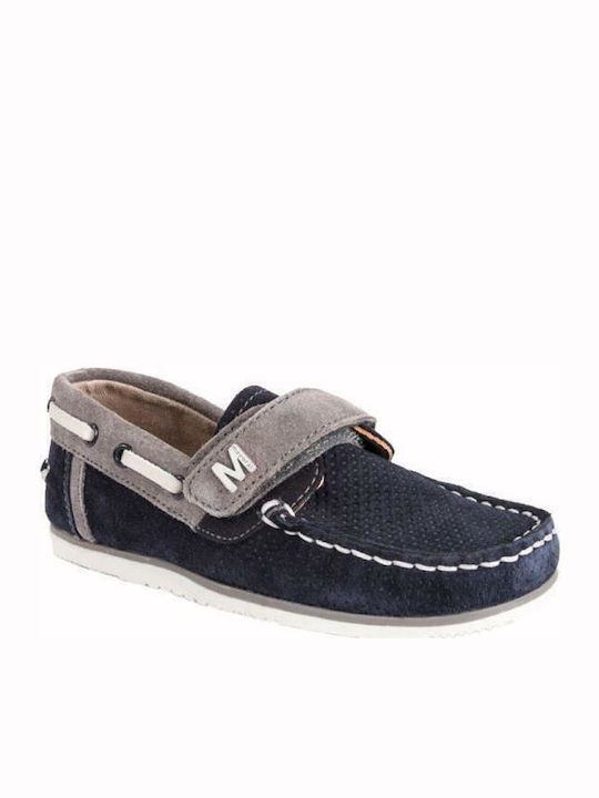 Anatomische Kinder-Mokassins Marineblau